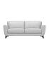 Фото #1 товара Jedd 82" Genuine Leather with Wood Legs in Contemporary Sofa