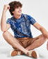Фото #1 товара Men's Short Sleeve Crewneck Bandana Print T-Shirt, Created for Macy's