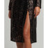 Фото #5 товара SUPERDRY Long Sleeves Backless Sparkly Midi Dress