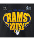 Фото #5 товара Men's Black Los Angeles Rams 2021 NFC Champions Hometown T-shirt