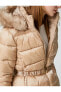Пальто Koton Faux Fur Hooded Puffer