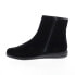Фото #8 товара David Tate Zest Womens Black Extra Wide Suede Zipper Ankle & Booties Boots 6