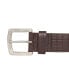 Фото #2 товара Men's Grid Tooled Embossed Leather Belt