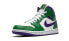 Фото #4 товара Кроссовки Nike Air Jordan 1 Mid Incredible Hulk (Зеленый, Фиолетовый)