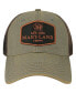Фото #3 товара Men's Gray Maryland Terrapins Practice Old Favorite Trucker Snapback Hat