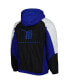 Men's Blue, Black TRACKHOUSE RACING The Body Check Half-Snap Pullover Jacket