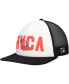 Фото #1 товара Men's White Luke P Trucker Snapback Hat