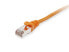 Фото #2 товара Equip Cat.6 S/FTP Patch Cable - 15m - Orange - 15 m - Cat6 - S/FTP (S-STP) - RJ-45 - RJ-45