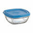 Герметичная коробочка для завтрака Duralex Freshbox Синий Квадратный (300 ml) (11 x 11 x 5 cm)