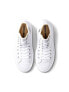 Converse Chuck taylor all star move platform leather in white/black/white