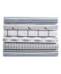 Фото #7 товара Audley Stripe Cotton Percale 4-Piece Sheet Set, King