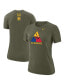 ფოტო #4 პროდუქტის Women's Olive Army Black Knights 1st Armored Division Old Ironsides Operation Torch T-shirt