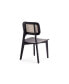 Фото #8 товара Versailles 4-Piece Square Ash Wood and Natural Cane Dining Chair