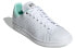 Фото #4 товара adidas originals StanSmith 复古 休闲 低帮 板鞋 女款 绿白色 / Кроссовки Adidas originals StanSmith G27908