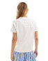 Mango La Dolce Vita print t-shirt in white