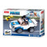 SLUBAN Police Car Pull Back 90 Pieces Construction Game