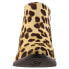 Фото #9 товара Matisse Billie Cheetah Round Toe Zippered Booties Womens Beige Casual Boots BILL
