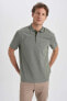 Regular Fit Basic Kısa Kollu Polo Tişört X7133az23sm