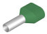 Фото #2 товара Weidmüller H6.0/23T ZH GN - Pin terminal - Straight - Green - Metallic - 6 mm² - 2.3 cm - 2 cm