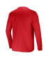 Фото #4 товара Men's NFL x Darius Rucker Collection by Red Atlanta Falcons Team Long Sleeve T-shirt