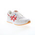 Фото #4 товара Asics Lyte Classic 1191A333-100 Mens Red Leather Lifestyle Sneakers Shoes