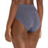 Фото #2 товара Wacoal 300674 Women's B-Smooth High-Cut Panty, Patriot Blue Heather, Large