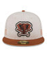 ფოტო #2 პროდუქტის Men's Stone, Brown Oakland Athletics 2024 Clubhouse 59FIFTY Fitted Hat