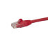 Фото #4 товара StarTech.com 2m CAT6 Ethernet Cable - Red CAT 6 Gigabit Ethernet Wire -650MHz 100W PoE RJ45 UTP Network/Patch Cord Snagless w/Strain Relief Fluke Tested/Wiring is UL Certified/TIA - 2 m - Cat6 - U/UTP (UTP) - RJ-45 - RJ-45