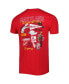 Фото #2 товара Men's Red Distressed Maryland Terrapins Vintage-Like Through the Years 2-Hit T-shirt
