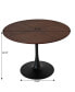 Modern Round Dining Table with Patchwork Tops