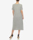 ფოტო #2 პროდუქტის Women's Short Sleeve Midi Dress