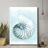 Фото #2 товара Blue Shell II Gallery-Wrapped Canvas Wall Art - 16" x 20"