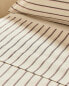 Фото #1 товара Striped cotton flat sheet