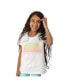 Фото #2 товара Girls 3pk Fair Trade Organic Cotton Extended Length Tees