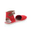 Фото #15 товара Miz Mooz Cleo Womens Red Suede Hook & Loop Strap Sandals Shoes