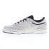 Reebok Club C 85 Vintage Mens Gray Suede Lace Up Lifestyle Sneakers Shoes