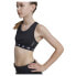 ADIDAS Techfit Power React junior Sports bra Black / Carbon / White, 9-10 лет - фото #6