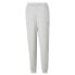 Фото #3 товара Puma Amplified Logo Elastic Waist Sweatpants Womens Grey Athletic Casual Bottoms