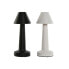 Desk lamp Home ESPRIT White Black 9 x 9 x 24 cm (2 Units)