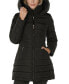 ფოტო #5 პროდუქტის Women's Bibbed Hooded Puffer Coat