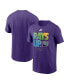 Фото #1 товара Men's Purple Tampa Bay Rays Local Home Town T-Shirt