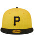 Фото #3 товара Головной убор New Era мужской Золотой, черный Pittsburgh Pirates 2023 City Connect 59FIFTY