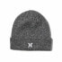 Фото #1 товара Кепка Hurley Icon Cuff Beanie Серый Один размер