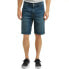 Фото #1 товара George Carpenter Shorts Men's 36 Blue 100% Cotton Pull-On 10.5" Pockets Solid