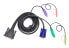 ATEN 16ft PS/2 - 5 m - PS/2 - PS/2 - VGA - Black - 2 x 6 pin mini-DIN (M) - 1 x HDB-15 (M) - 2 x 3.5mm Audio