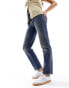 Pimkie straight leg jeans in mid blue wash Голубой, 32 - фото #3