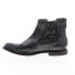 Фото #5 товара Bed Stu Baylene F321148 Womens Black Leather Zipper Ankle & Booties Boots 8.5
