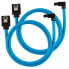 Фото #3 товара Corsair CC-8900285 - 0.6 m - SATA III - Male/Male - Black - Blue - Straight - Straight