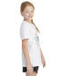 Фото #3 товара Футболка для малышей Adidas Big Girls Short-Sleeve Cotton Logo Graphic