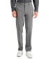 ფოტო #1 პროდუქტის Men's Slim-Fit Gray Solid Suit Pants, Created for Macy's